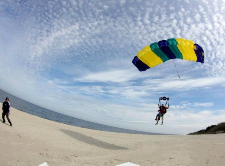 Loty widokowe nad P&oacute;łwyspem Helskim - SKYDIVE HEL